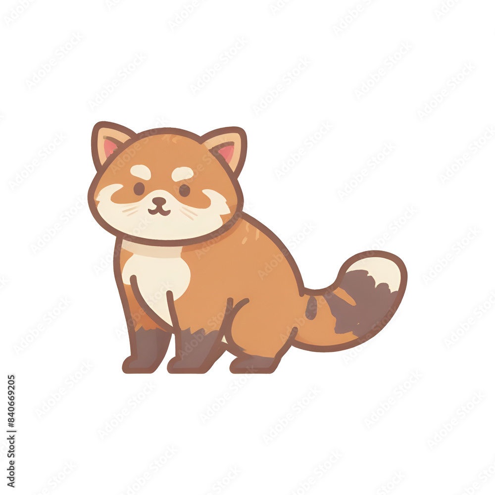 Red panda transparent, cute, simple icon, PNG, can be easily used. Red panda transparent, cute, simple icon, PNG, can be easily used.