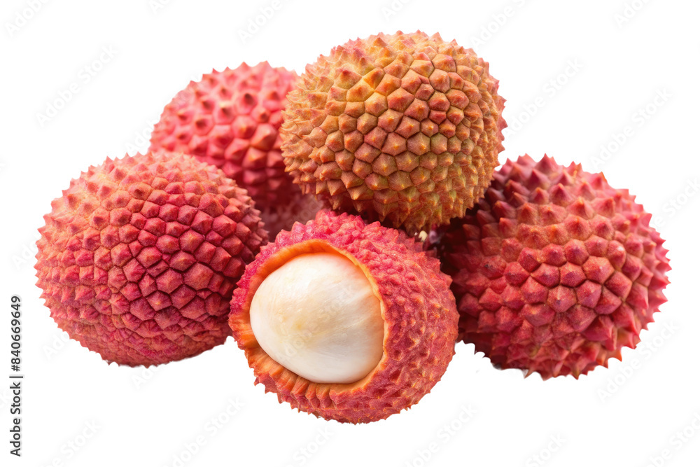 lychee isolated on a transparent background lychee isolated on a transparent background