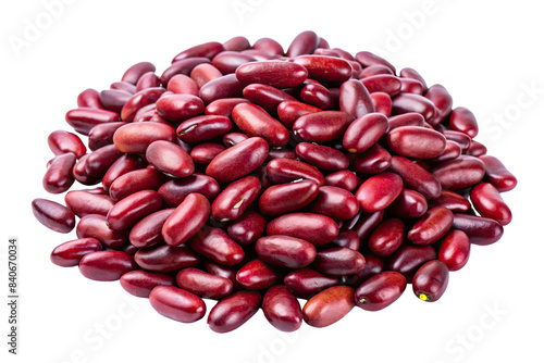 red bean isolated on a transparent background