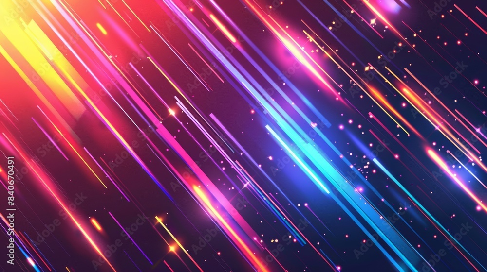Vibrant Abstract Colorful Light Trails. Dynamic streaks of multicolored lights racing across the frame, capturing the essence of speed and vibrant energy. Vibrant Abstract Colorful Light Trails. Dynamic streaks of multicolored lights racing across the frame, capturing the essence of speed and vibrant energy.