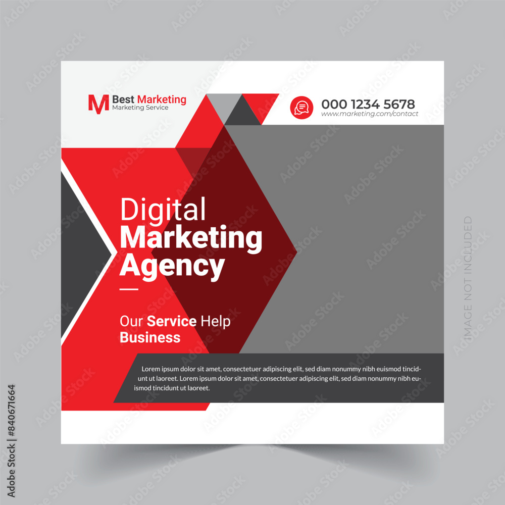 Digital business marketing social media post and web banner template eps
Digital business marketing social media post and web banner template eps