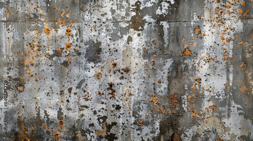 Industrial Grit The concrete wall exudes a sense of industrial grit with its rough irregular surface and occasional splashes of paint or rust. Its a testament to its utilitarian purpos