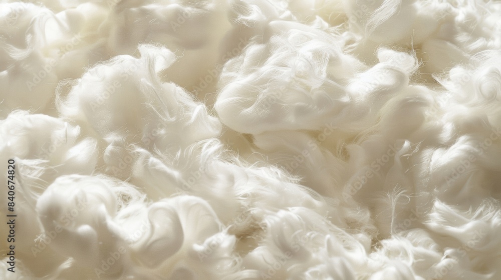 Fototapeta premium Cottony Blossom Petals Fluffy downy petals reminiscent of cotton with a soft and airy feel to the touch