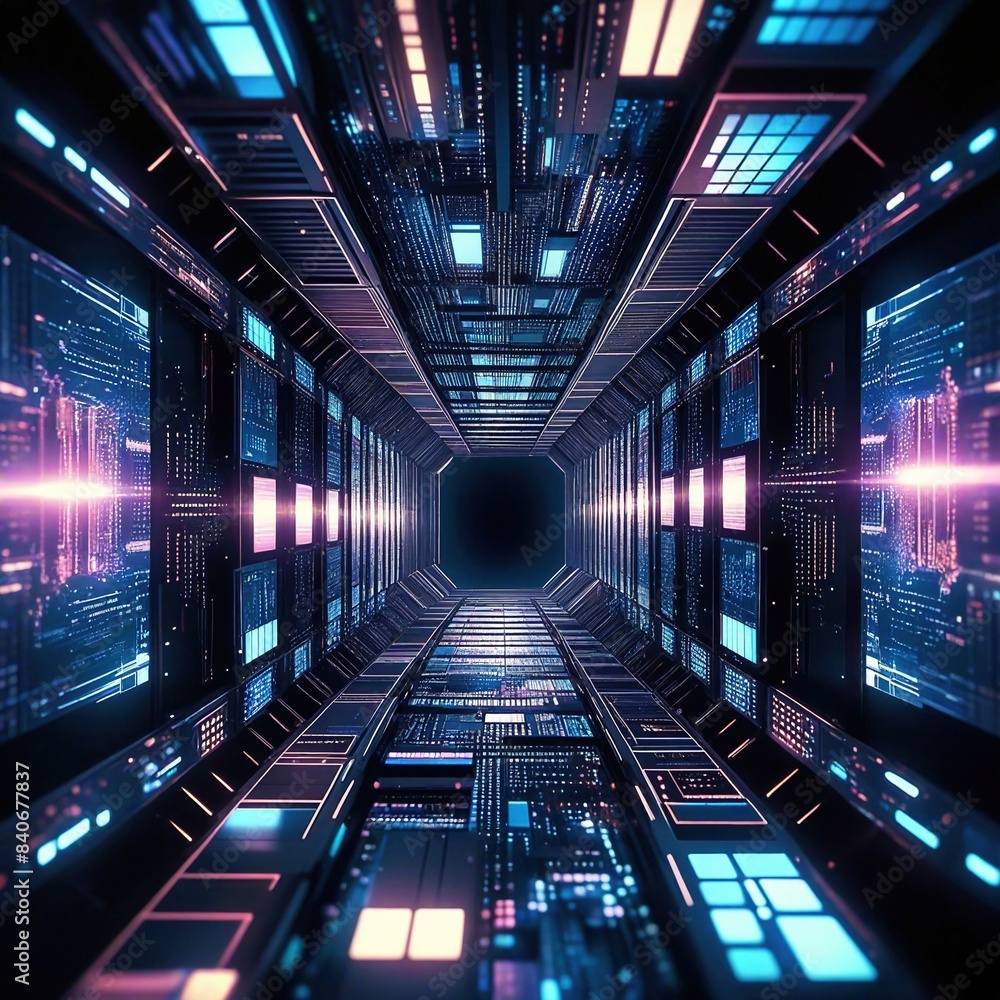 Obraz premium Background of technological concepts