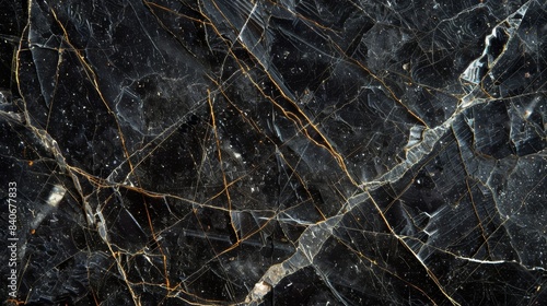 Small and delicate cracks adorn the smooth surface of the obsidian creating a mesmerizing pattern that almost resembles a spider web © Justlight