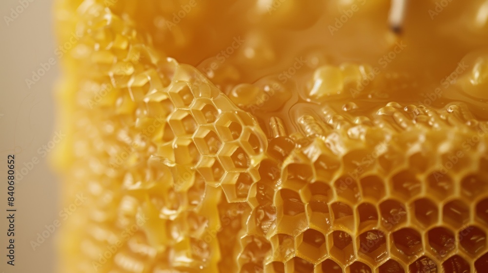 The soft and pliable texture of a newly lit beeswax candle with its distinct waxy scent wafting through the air The soft and pliable texture of a newly lit beeswax candle with its distinct waxy scent wafting through the air