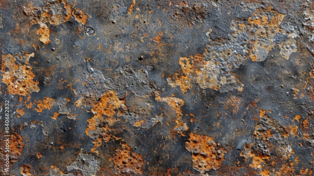 Textured and tarnished The pitted metal in this image is tarnished and discolored with a variety of textures and depths creating an interesting pattern Textured and tarnished The pitted metal in this image is tarnished and discolored with a variety of textures and depths creating an interesting pattern