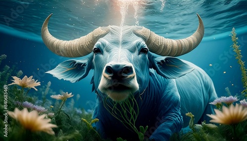 Portrait of a waterbuffalo  © miranda