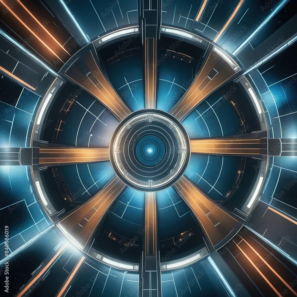 Naklejka premium Background of technological concepts