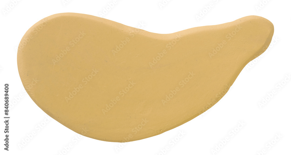 Plasticine is a light brown brush isolated on a transparent background. Plasticine is a light brown brush isolated on a transparent background.