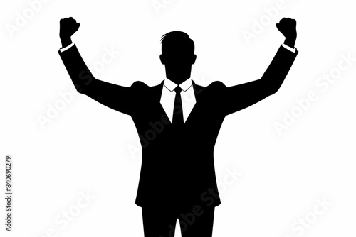 business man vector silhouette