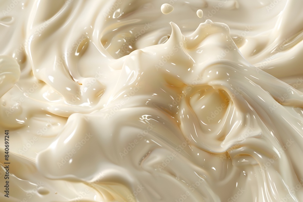 Rich whipped cream or white chocolate texture with a glossy sheen. Creamy texture. Rich whipped cream or white chocolate texture with a glossy sheen. Creamy texture.