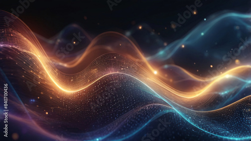 waves background neon colors gradients mesh abstract