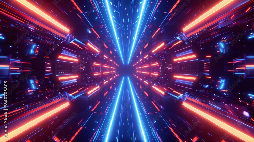 Abstract cyberpunk patterns with bright neon lights and dynamic motion, evoking the energy and innovation of advanced digital systems Abstract cyberpunk patterns with bright neon lights and dynamic motion, evoking the energy and innovation of advanced digital systems