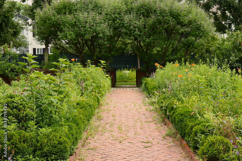 Pathway Through Estate Garden Pathway Through Estate Garden