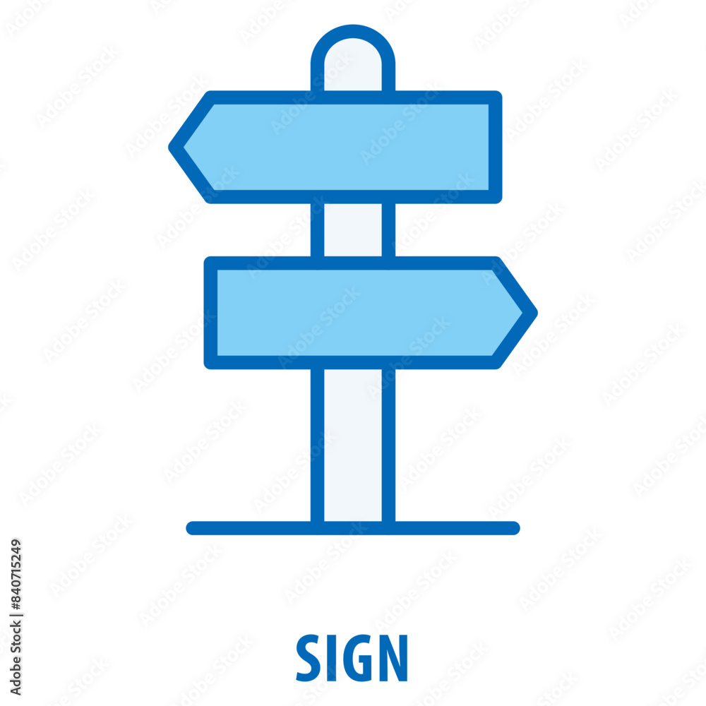 Sign Icon simple and easy to edit for your design elements Sign Icon simple and easy to edit for your design elements