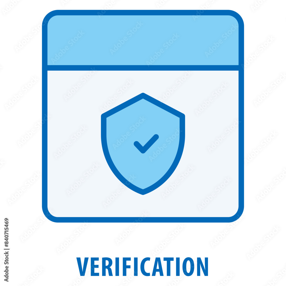 Verification Icon simple and easy to edit for your design elements Verification Icon simple and easy to edit for your design elements