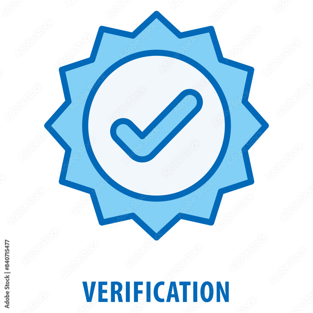 Verification Icon simple and easy to edit for your design elements Verification Icon simple and easy to edit for your design elements