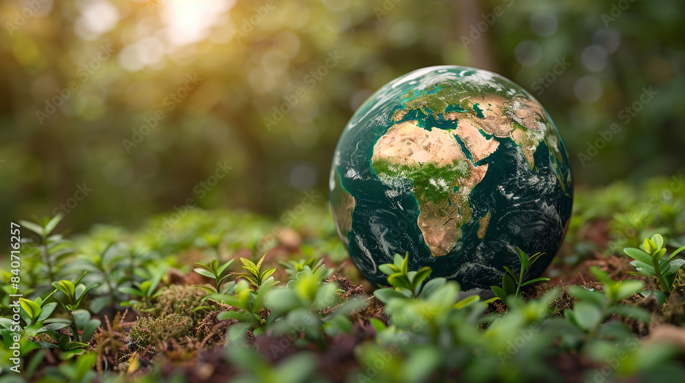 Earth day and World environment day concept. Save the world banner background template vector illustration. Earth day and World environment day concept. Save the world banner background template vector illustration.