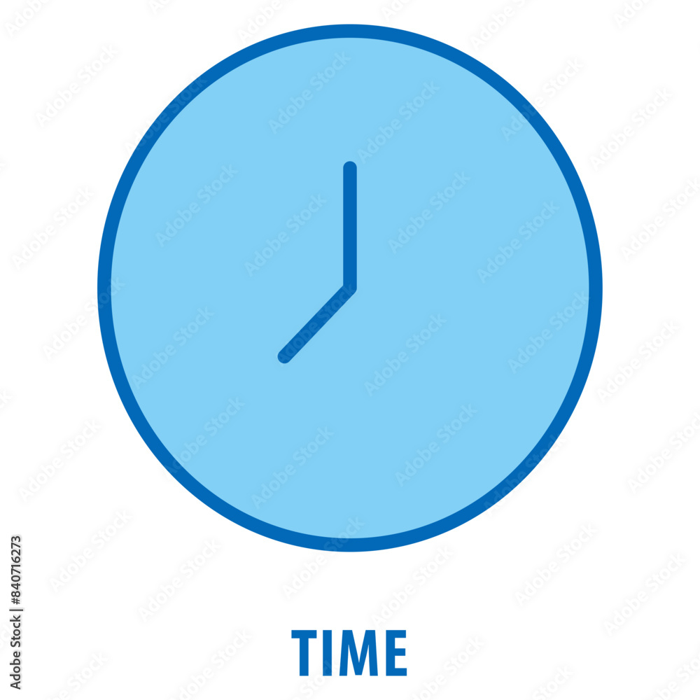 Time Icon simple and easy to edit for your design elements Time Icon simple and easy to edit for your design elements