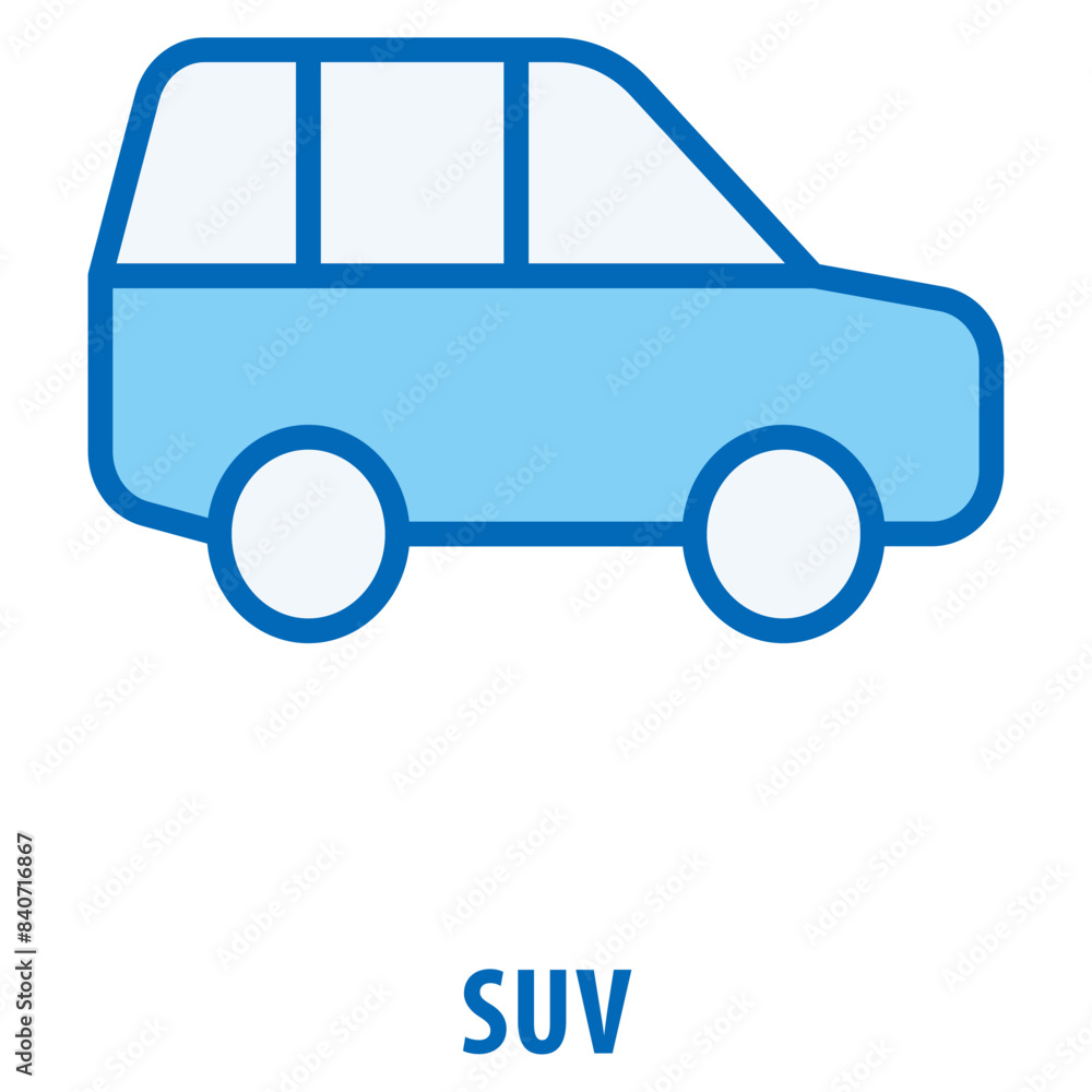 SUV Icon simple and easy to edit for your design elements SUV Icon simple and easy to edit for your design elements