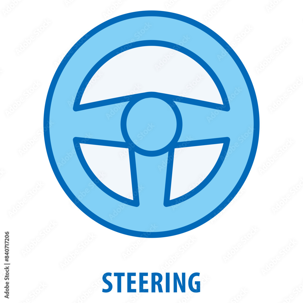 Steering Icon simple and easy to edit for your design elements Steering Icon simple and easy to edit for your design elements