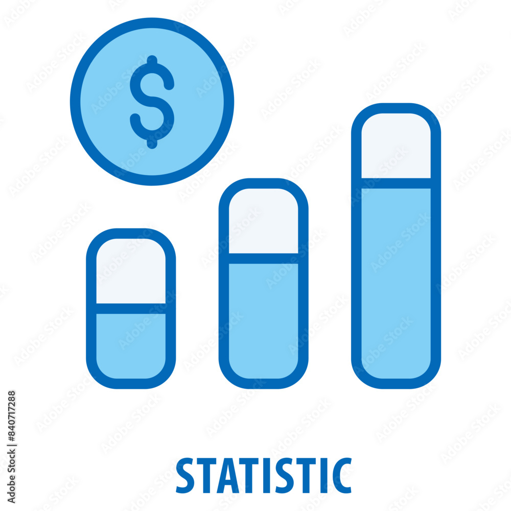 Statistic Icon simple and easy to edit for your design elements Statistic Icon simple and easy to edit for your design elements