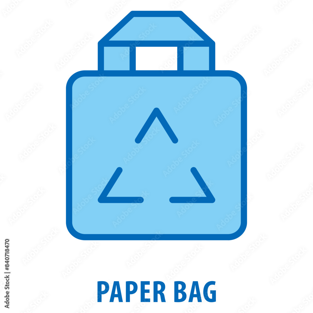 Paper bag Icon simple and easy to edit for your design elements Paper bag Icon simple and easy to edit for your design elements