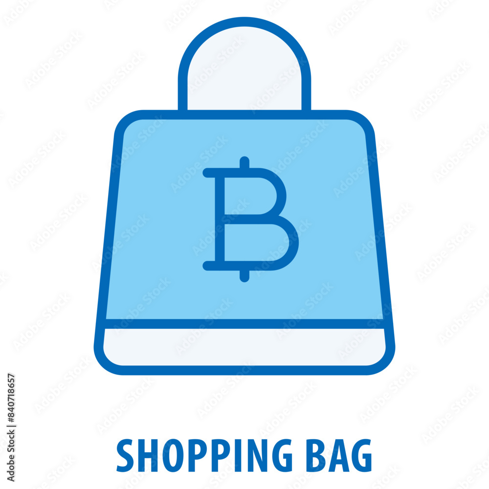 Shopping bag Icon simple and easy to edit for your design elements Shopping bag Icon simple and easy to edit for your design elements