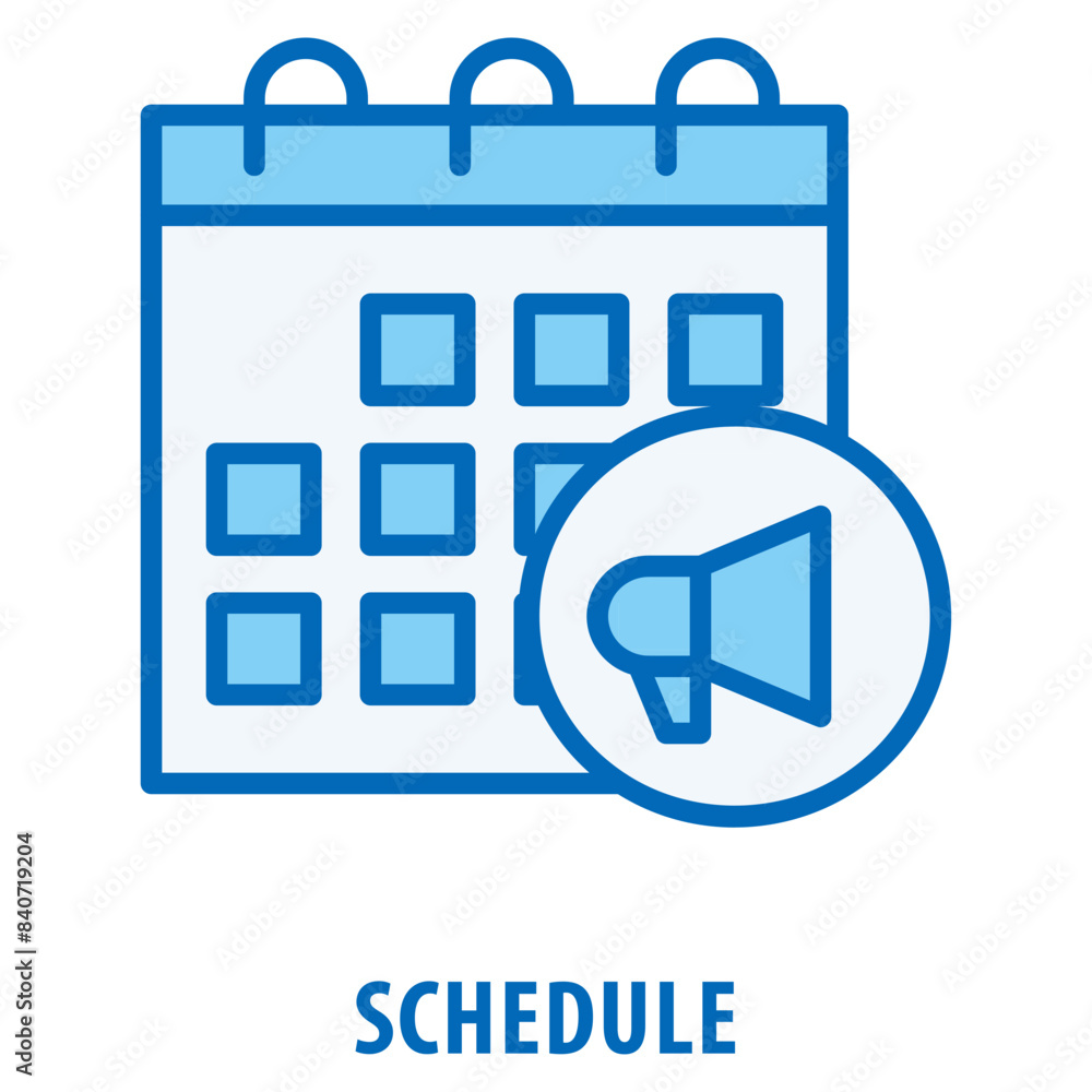 Fototapeta premium Schedule Icon simple and easy to edit for your design elements