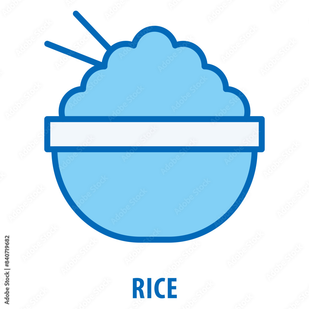 Rice Icon simple and easy to edit for your design elements Rice Icon simple and easy to edit for your design elements
