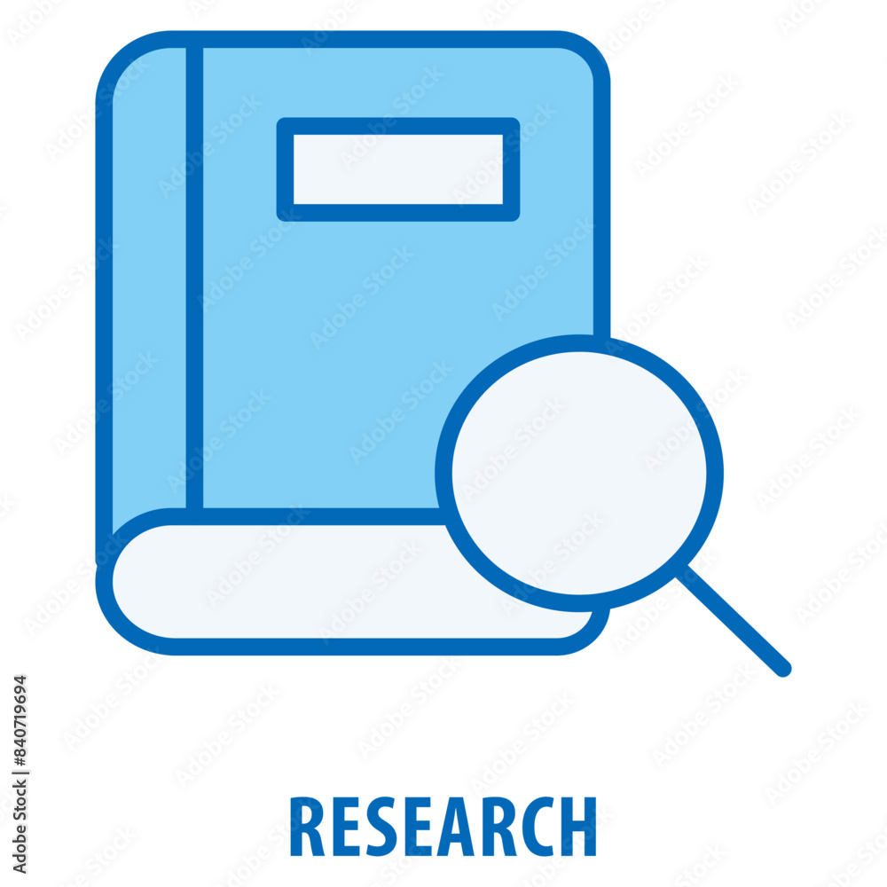 Research Icon simple and easy to edit for your design elements Research Icon simple and easy to edit for your design elements