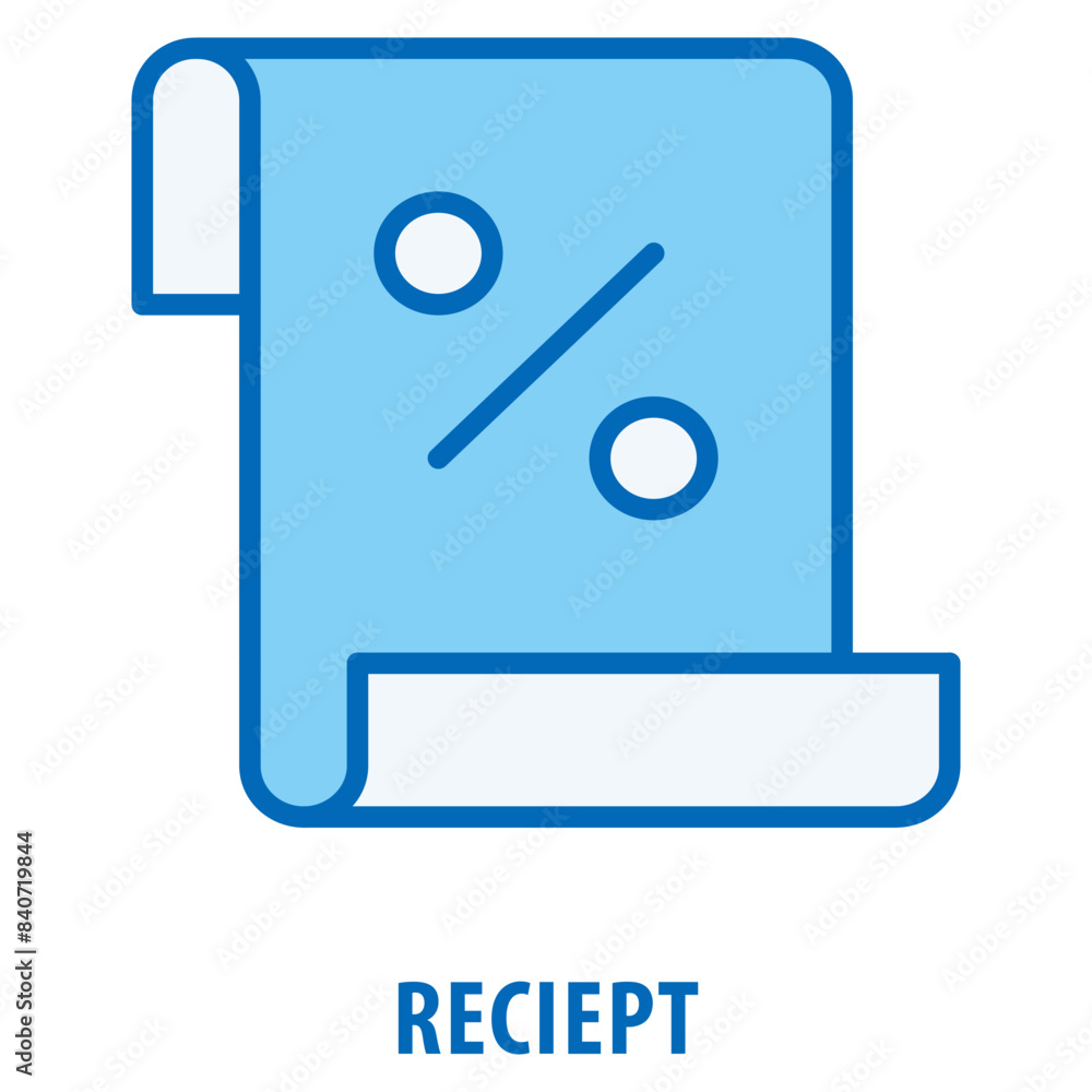 Reciept Icon simple and easy to edit for your design elements Reciept Icon simple and easy to edit for your design elements