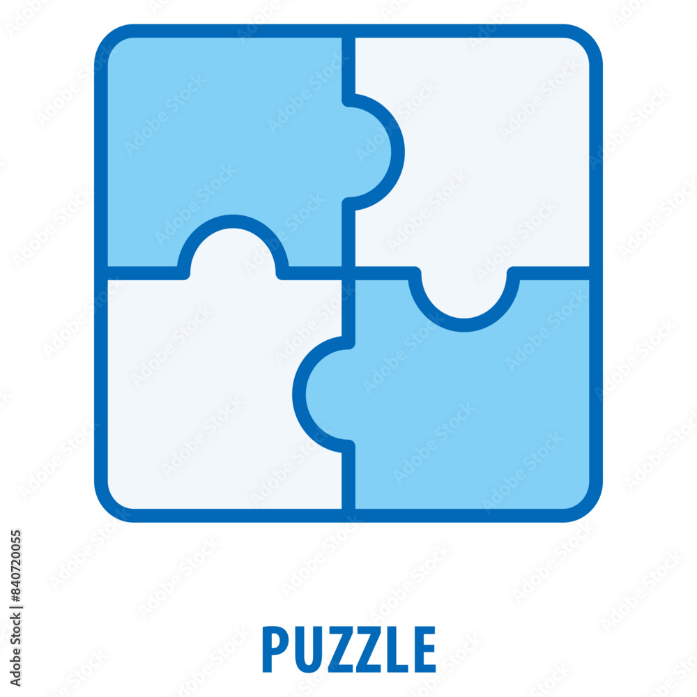 Puzzle Icon simple and easy to edit for your design elements Puzzle Icon simple and easy to edit for your design elements