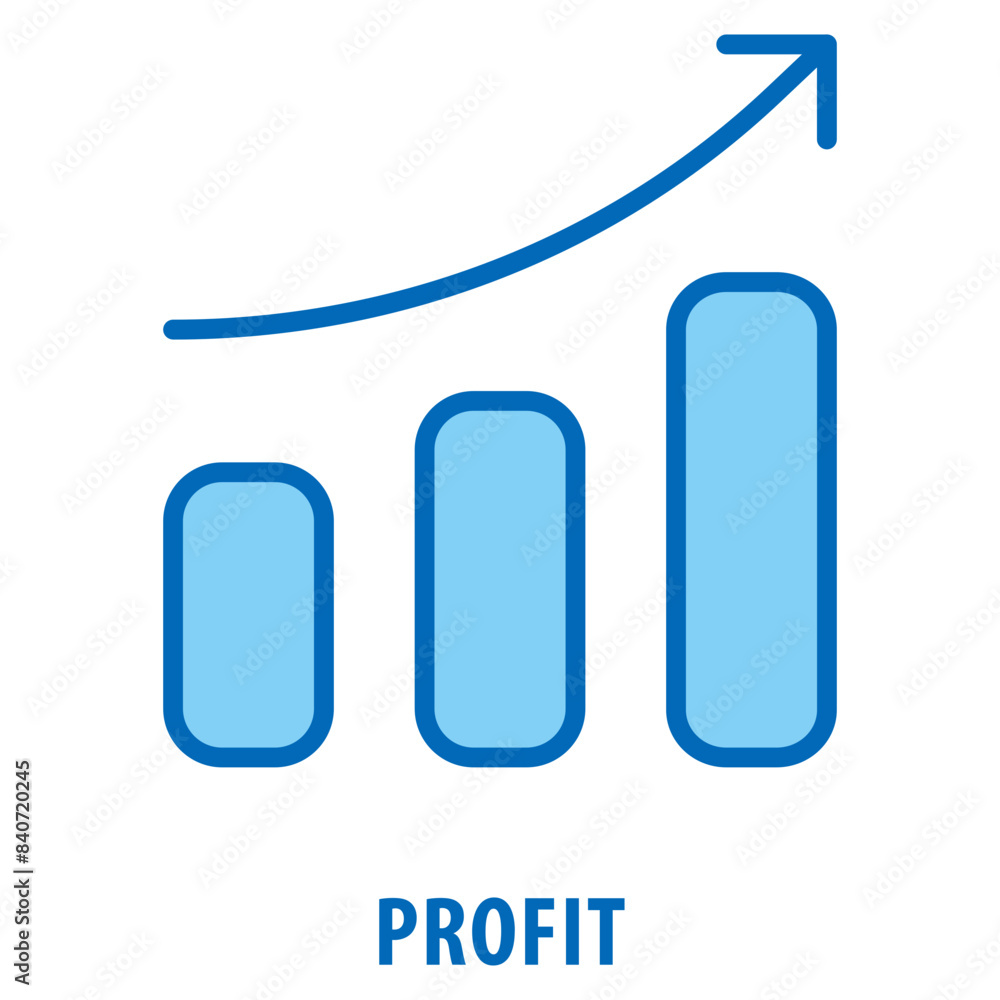 Profit Icon simple and easy to edit for your design elements Profit Icon simple and easy to edit for your design elements