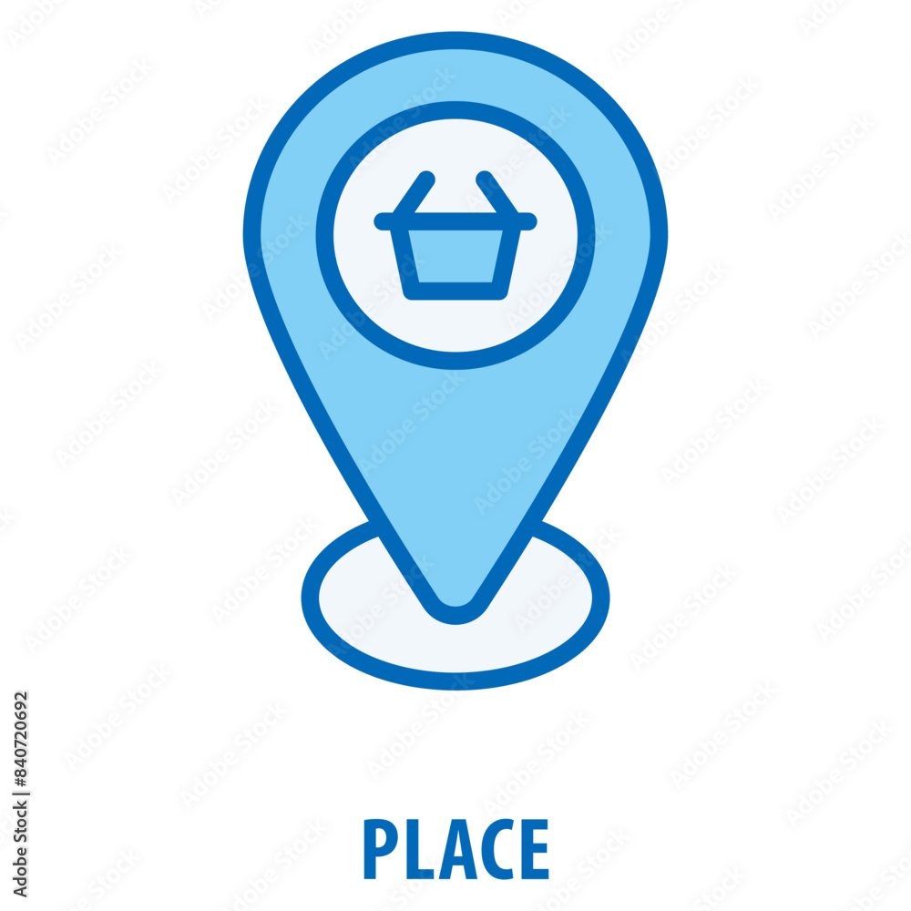 Place Icon simple and easy to edit for your design elements Place Icon simple and easy to edit for your design elements
