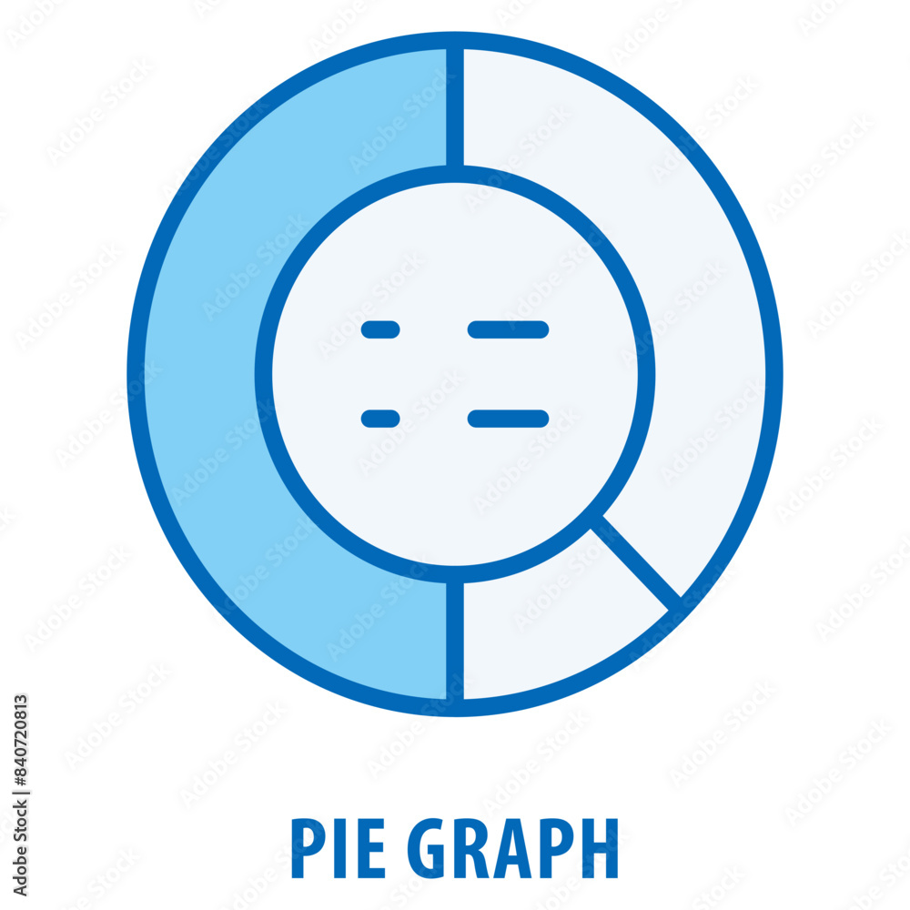 Pie Graph Icon simple and easy to edit for your design elements Pie Graph Icon simple and easy to edit for your design elements