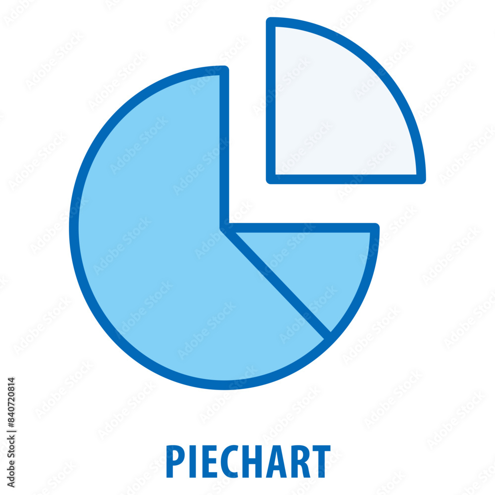 Piechart Icon simple and easy to edit for your design elements Piechart Icon simple and easy to edit for your design elements
