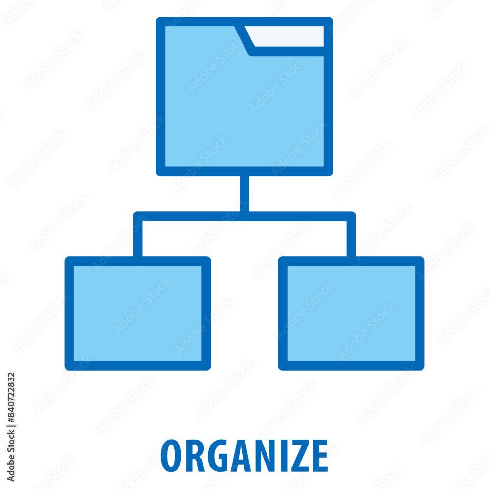 Organize Icon simple and easy to edit for your design elements Organize Icon simple and easy to edit for your design elements