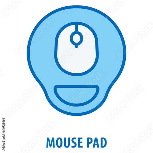 Mouse Pad Icon simple and easy to edit for your design elements