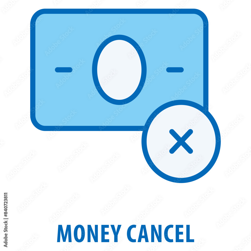 Money Cancel Icon simple and easy to edit for your design elements Money Cancel Icon simple and easy to edit for your design elements