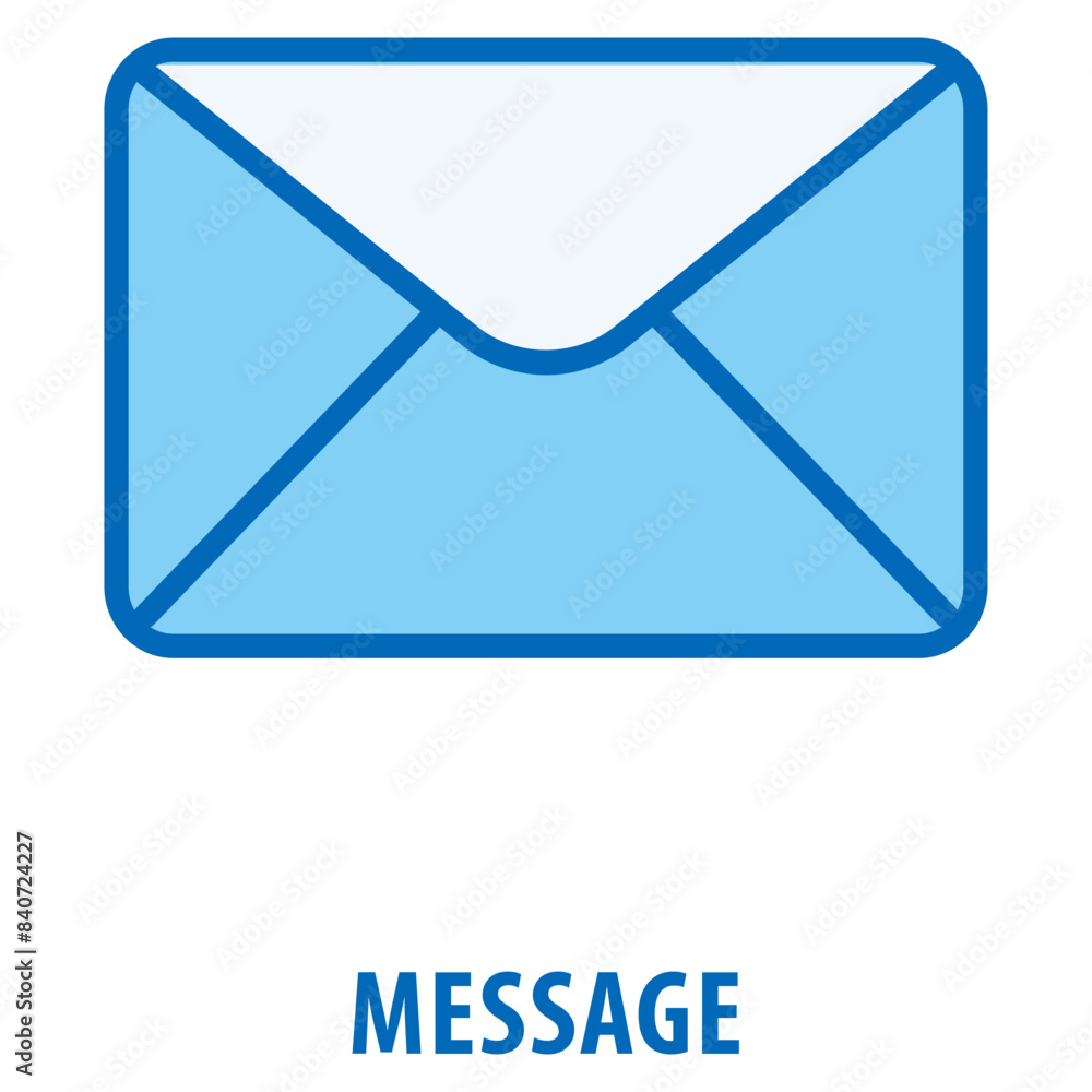 message Icon simple and easy to edit for your design elements