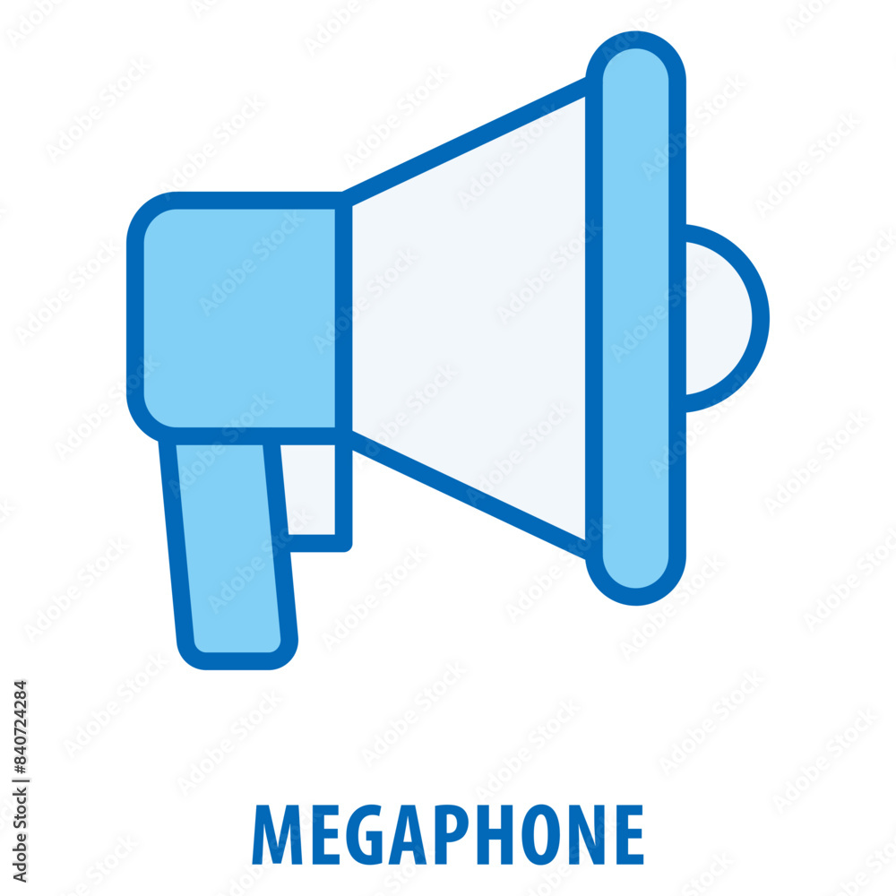 Megaphone Icon simple and easy to edit for your design elements Megaphone Icon simple and easy to edit for your design elements