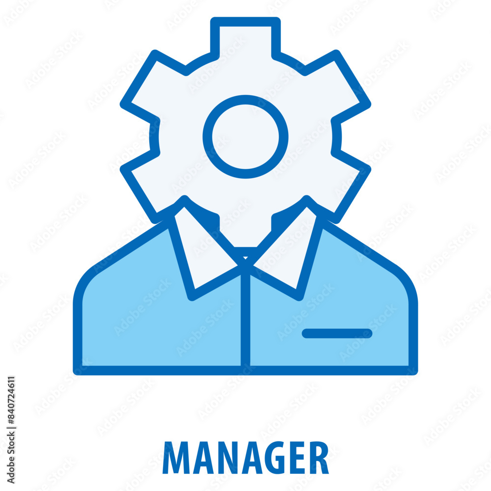 Manager Icon simple and easy to edit for your design elements Manager Icon simple and easy to edit for your design elements