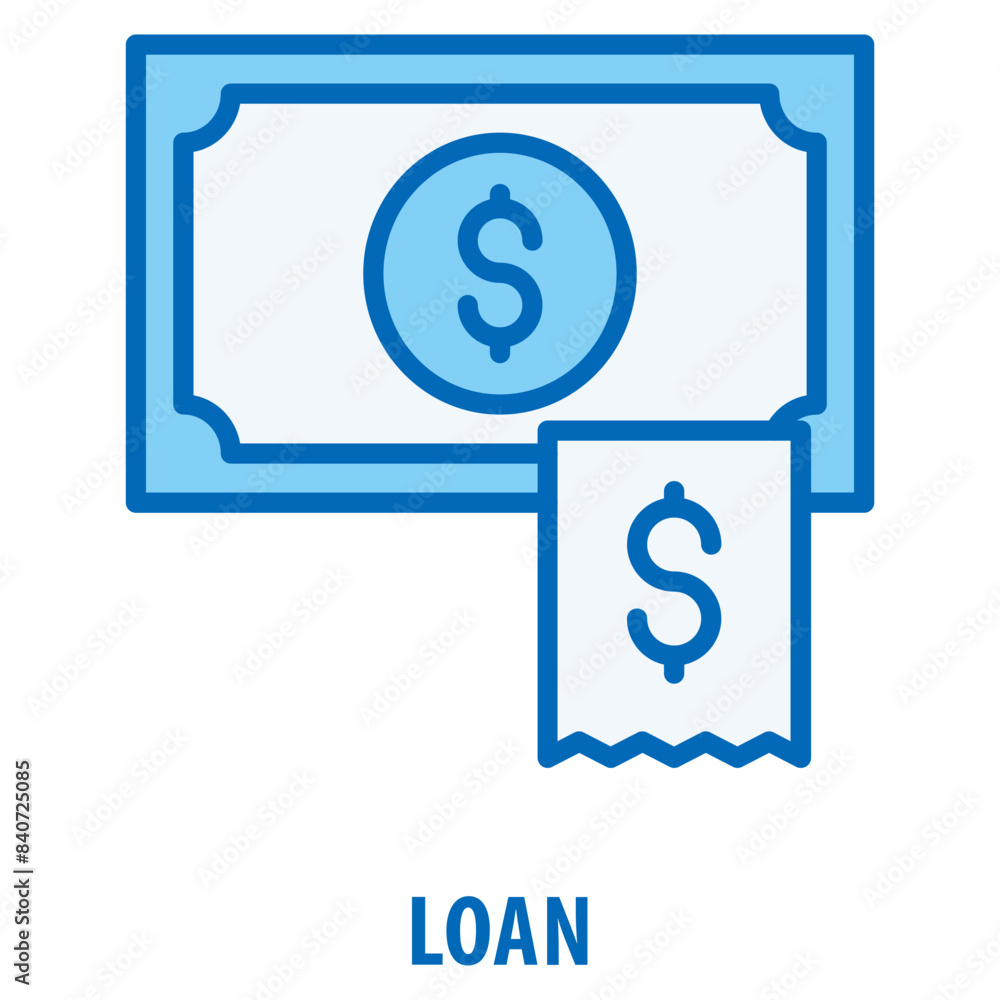 Loan Icon simple and easy to edit for your design elements Loan Icon simple and easy to edit for your design elements