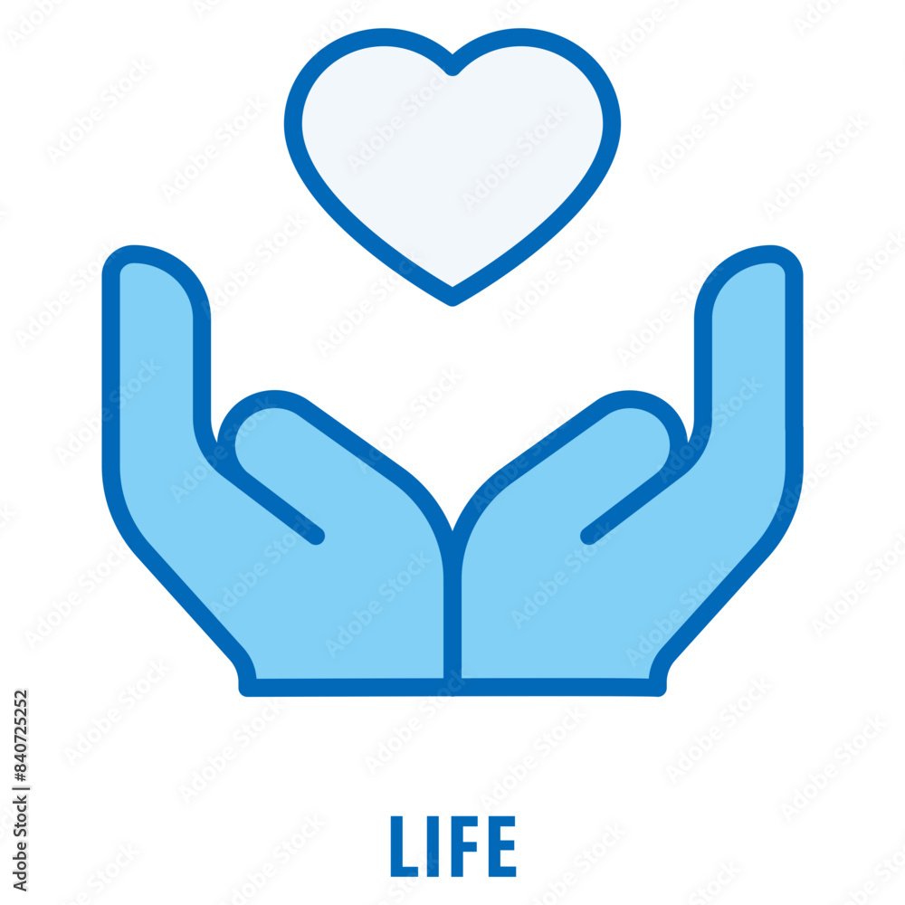 Life Icon simple and easy to edit for your design elements Life Icon simple and easy to edit for your design elements