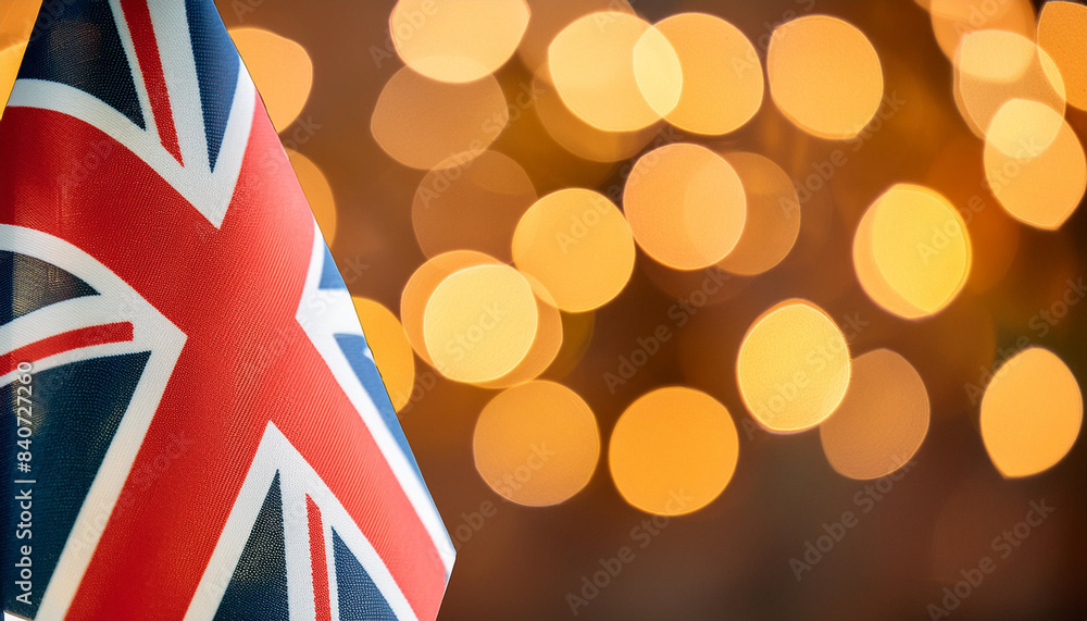 Obraz premium United Kingdom Flag Memorial Day Background