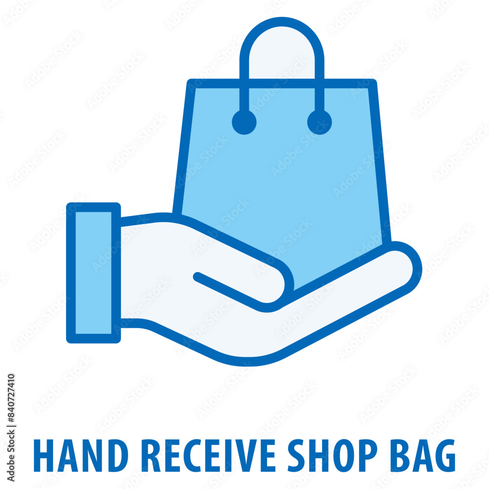 hand receive shop bag Icon simple and easy to edit for your design elements hand receive shop bag Icon simple and easy to edit for your design elements