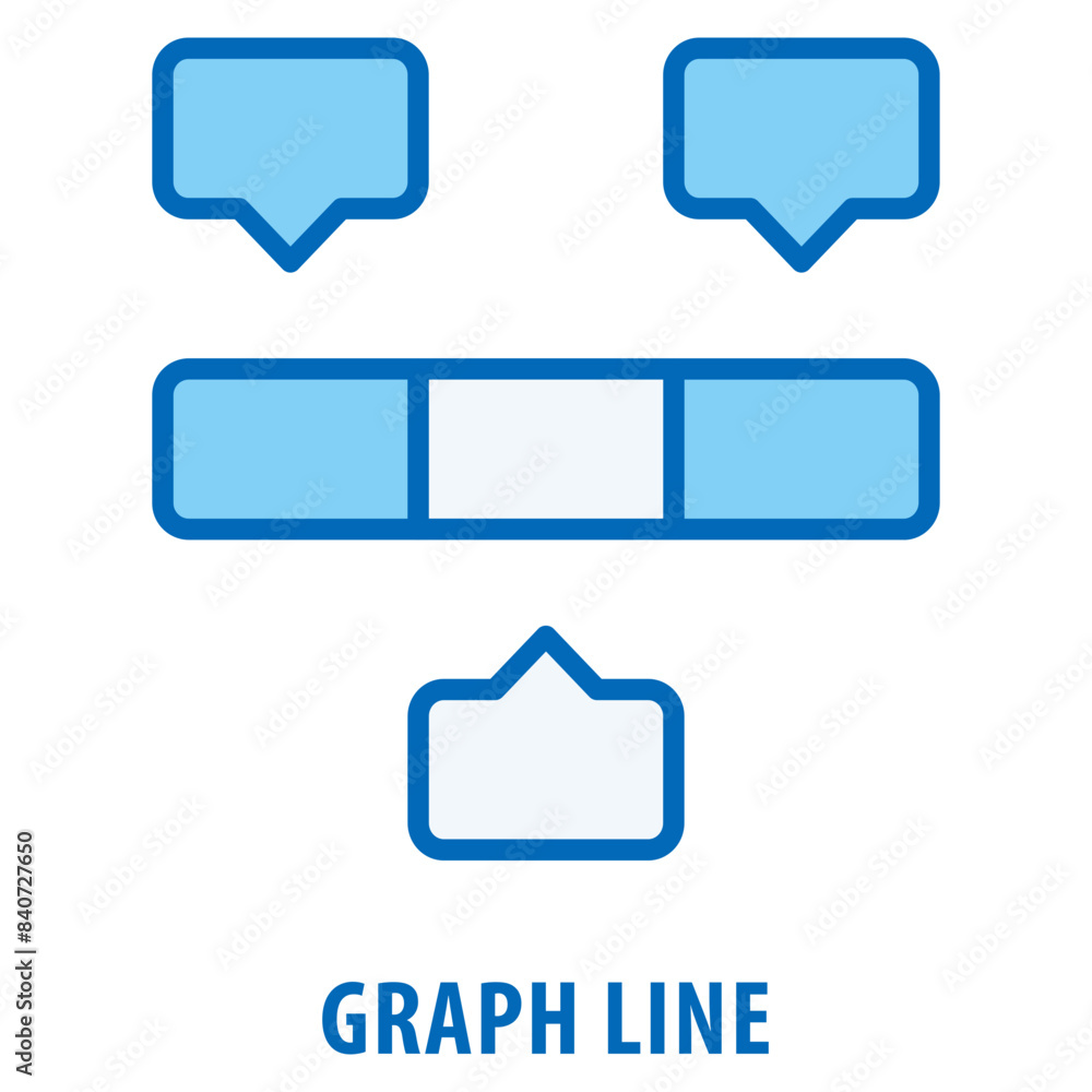Graph Line Icon simple and easy to edit for your design elements Graph Line Icon simple and easy to edit for your design elements