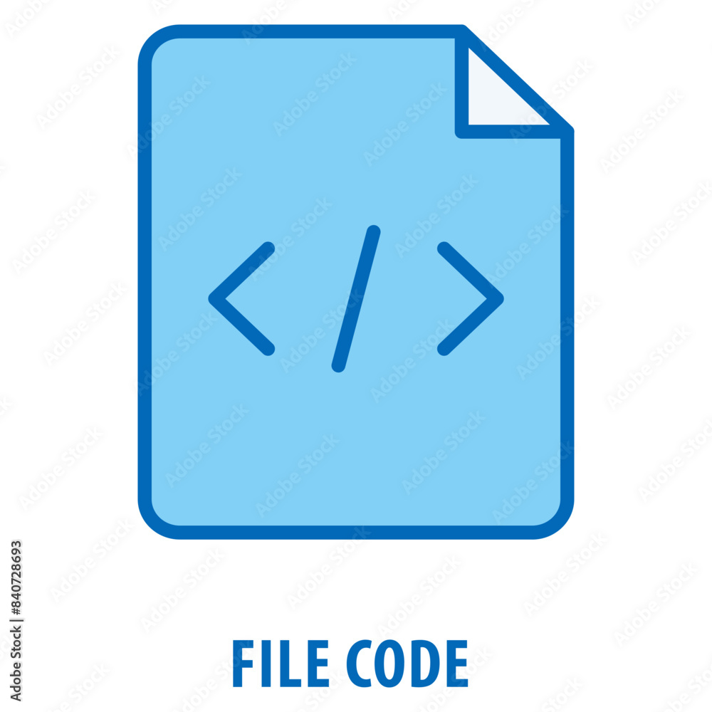 File Code Icon simple and easy to edit for your design elements File Code Icon simple and easy to edit for your design elements